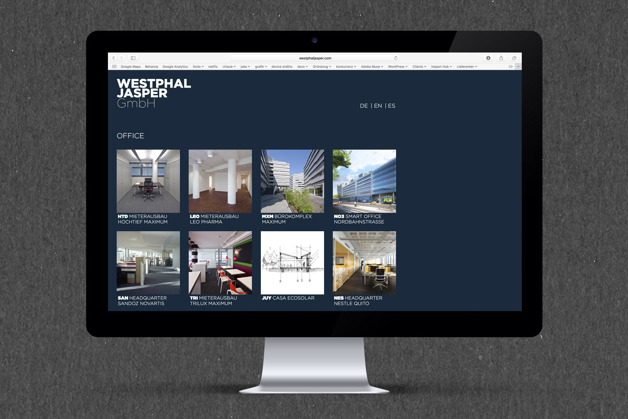Website Projekte westphaljasper rinkath media design